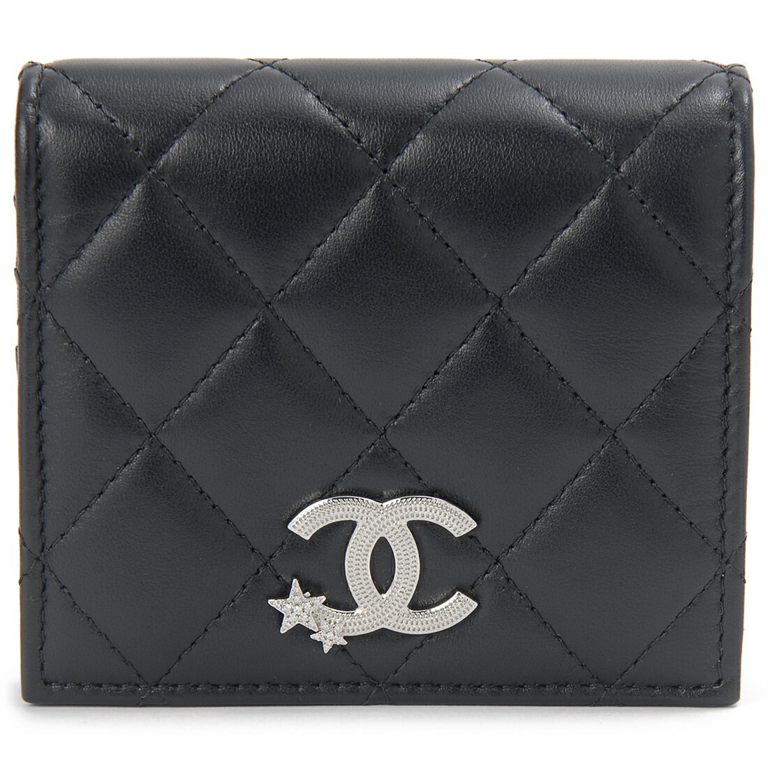 シャネル 二つ折り財布 レディース CHANEL シャネル 二つ折り財布 AP3726 B14929 94305 マトラッセ ラムスキン