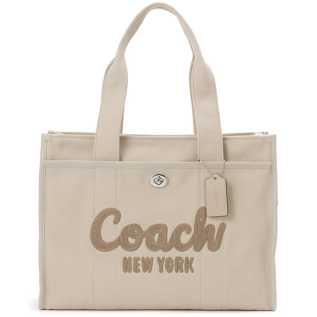 COACH コーチ トートバッグ レディース ベージュ CP163LHVRA キャンバスバッグ