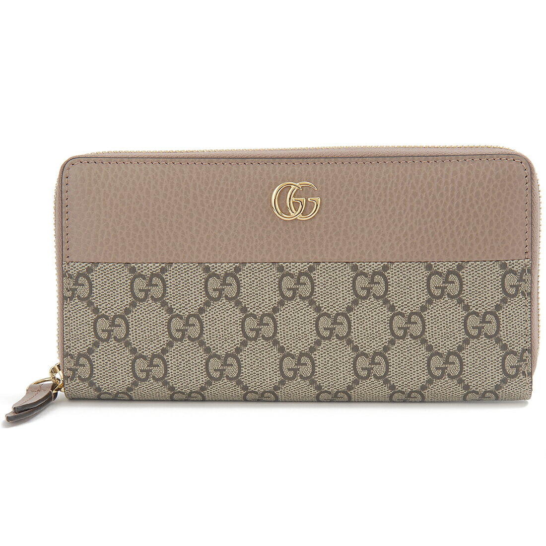 グッチ 長財布 レディース グッチ GUCCI 財布 ラウンドファスナー長財布 ピンク 456117 17WAG 5788 GGスプリーム