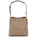 COACH コーチ ハンドバッグ ショルダーバッグ レディース ブラウン C3890B4NQ4 WILLOW BUCKET BAG