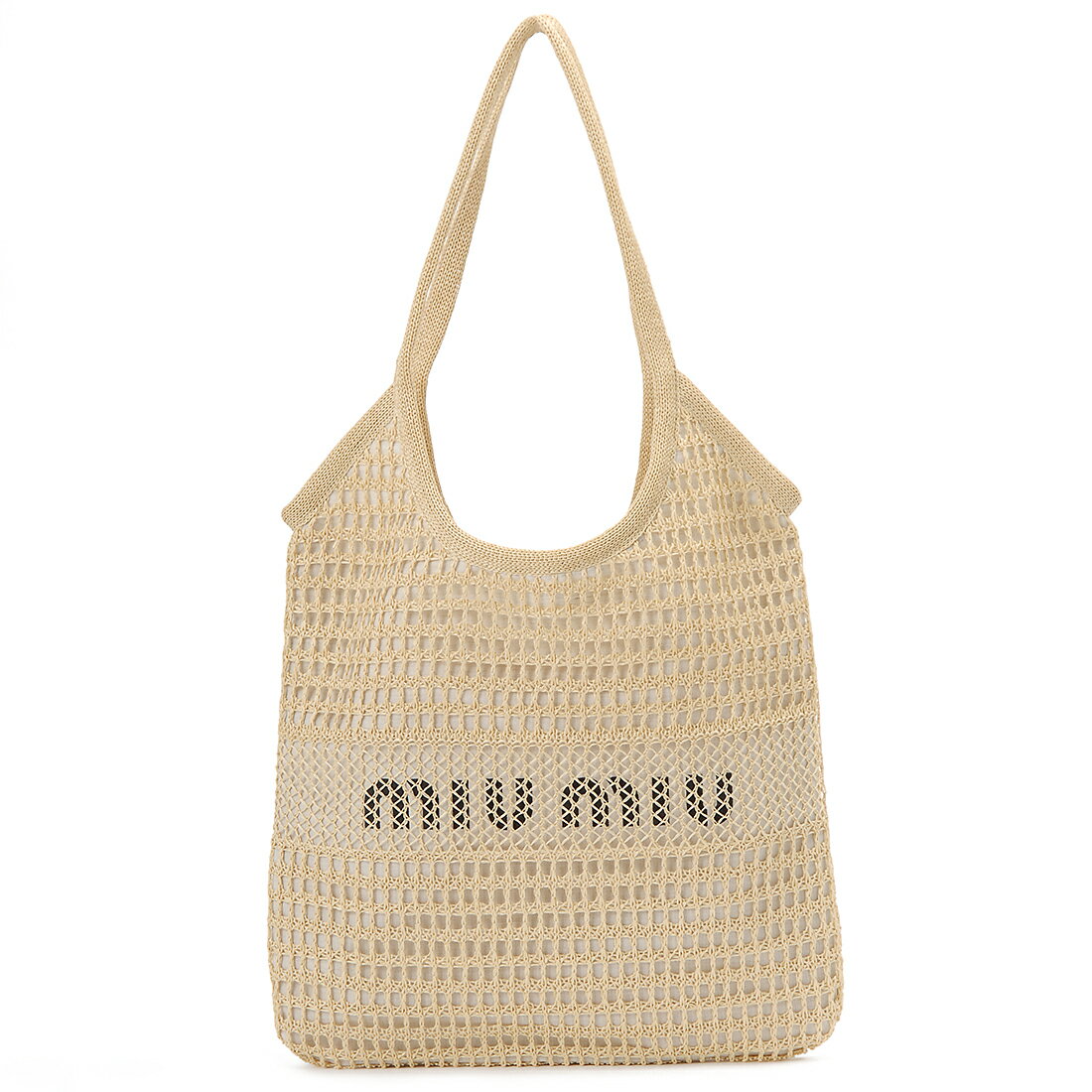 MIU MIU ミュウミュウ トートバッグ レディース 5BG2312DO5F0018OZO カゴバッグのサムネイル