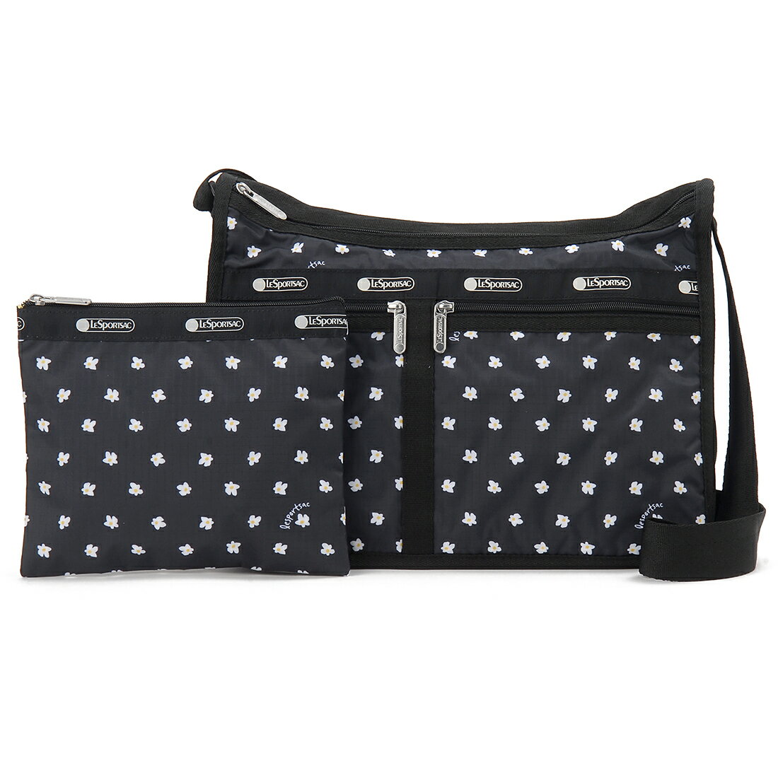 【新品タグ付未使用】レスポートサック デラックスエブリデイバッグ チェック 黒 Amazon | LeSportsac デラックスエブリデイバッグ ブラック