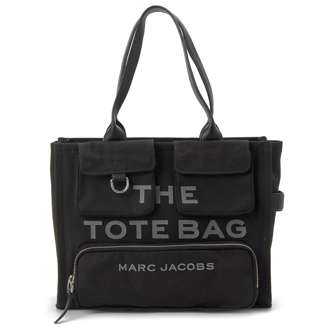 ポイント5倍セール MARC JACOBS マークジェイコブス トートバッグ レディース ブラック 2S4HTT005H03 001 THE CARGO CANVAS TOTE BAG
