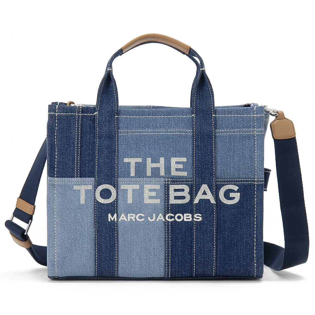 ポイント5倍セール MARC JACOBS マークジェイコブス トートバッグ レディース ブルーデニム H017M06FA21 422 THE TOTE
