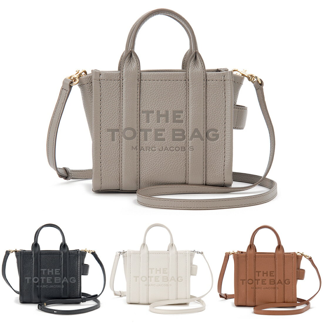MARC JACOBS - お買い物マラソンP5倍 MARC JACOBS マークジェイコブス トートバッグ レディース H053L01RE22 THE LEATHER TOTE