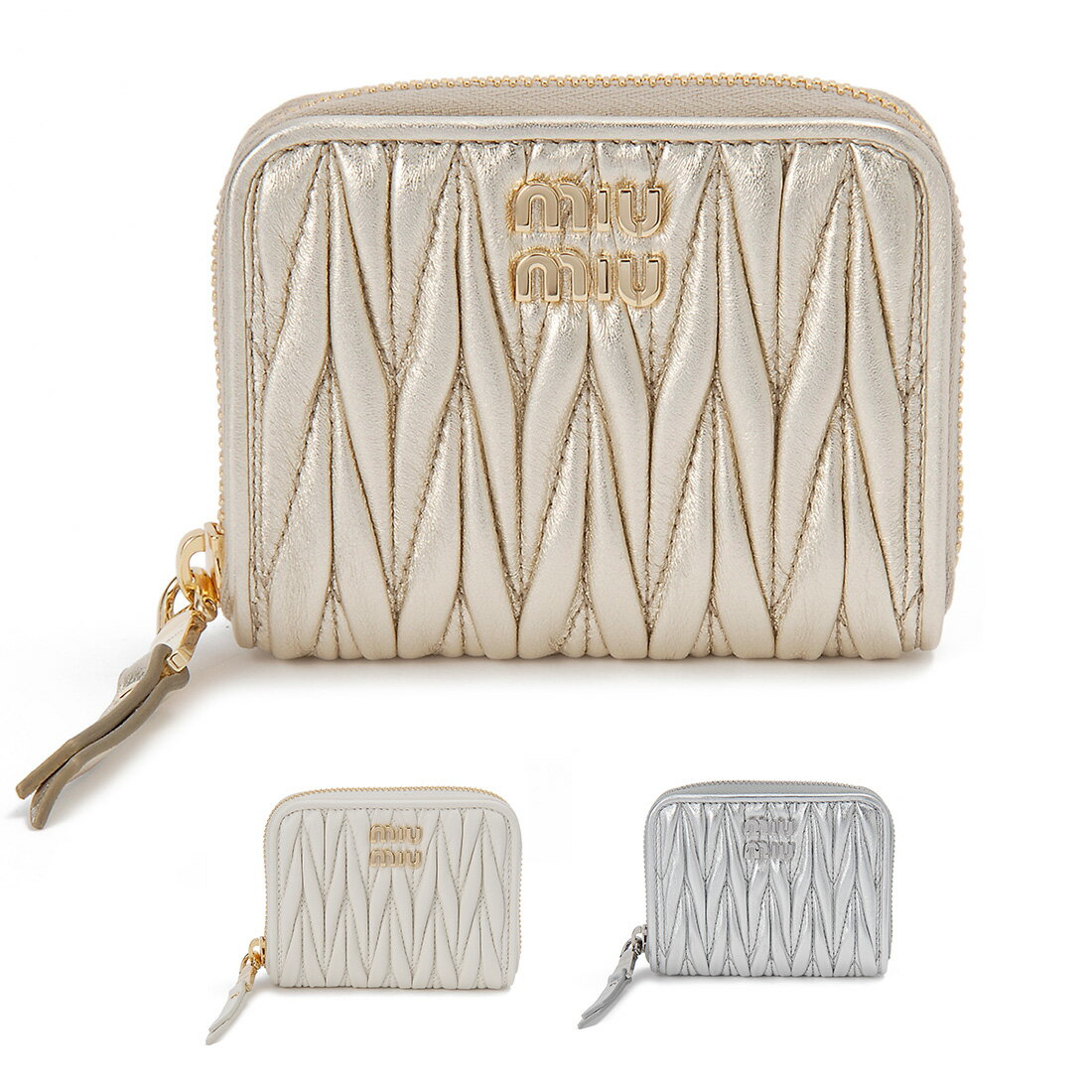 楽天市場】miumiu コインケース(バッグ・小物・ブランド雑貨 楽天市場】miumiu コインケース(バッグ・小物・ブランド雑貨