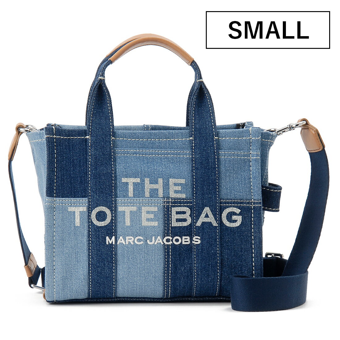 MARC JACOBS マークジェイコブス トートバッグ レディース ブルー デニム H016M06FA21 422 THE TOTE ショルダーバッグ