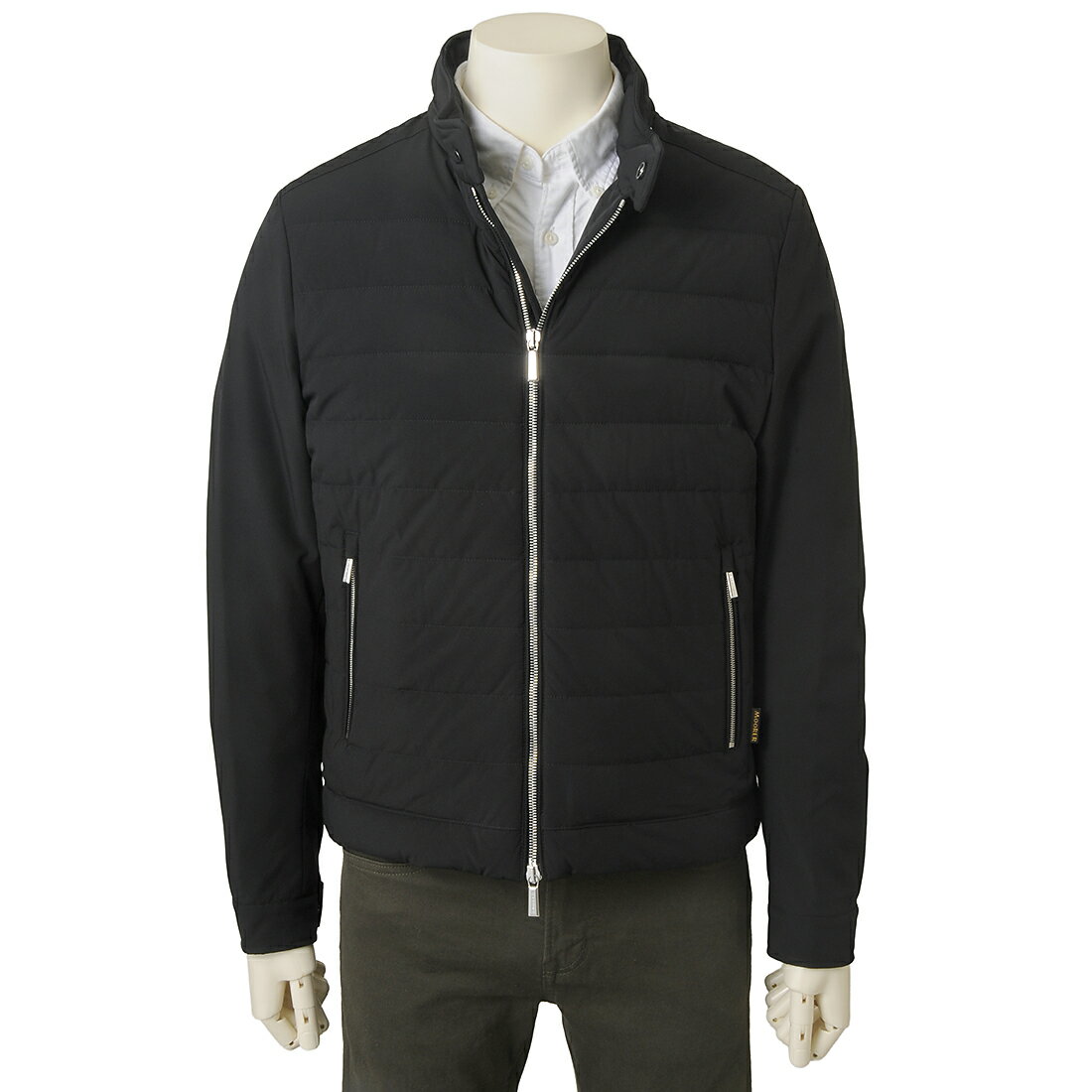 MOORER ムーレー ダウンジャケット メンズ ブラック MOUGI100184 FILIPPO-KN フィリッポ