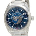 ポイント5倍セール OMEGA オメガ シーマスター アクアテラ 150M GMT ワールドタイマー メンズ 腕時計 220.10.43.22.03.001