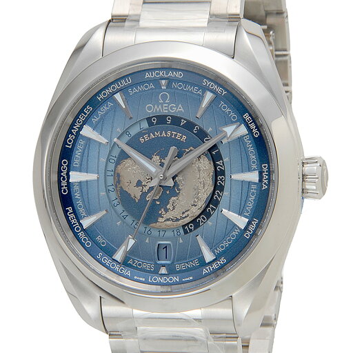 OMEGA オメガ シーマスター アクアテラ 150M GMT ワールドタイマー メンズ 腕時計 220.10.43.22.03.002 OMEGA オメガ シーマスター アクアテラ 150M GMT ワールドタイマー メンズ 腕時計 220.10.43.22.03.002