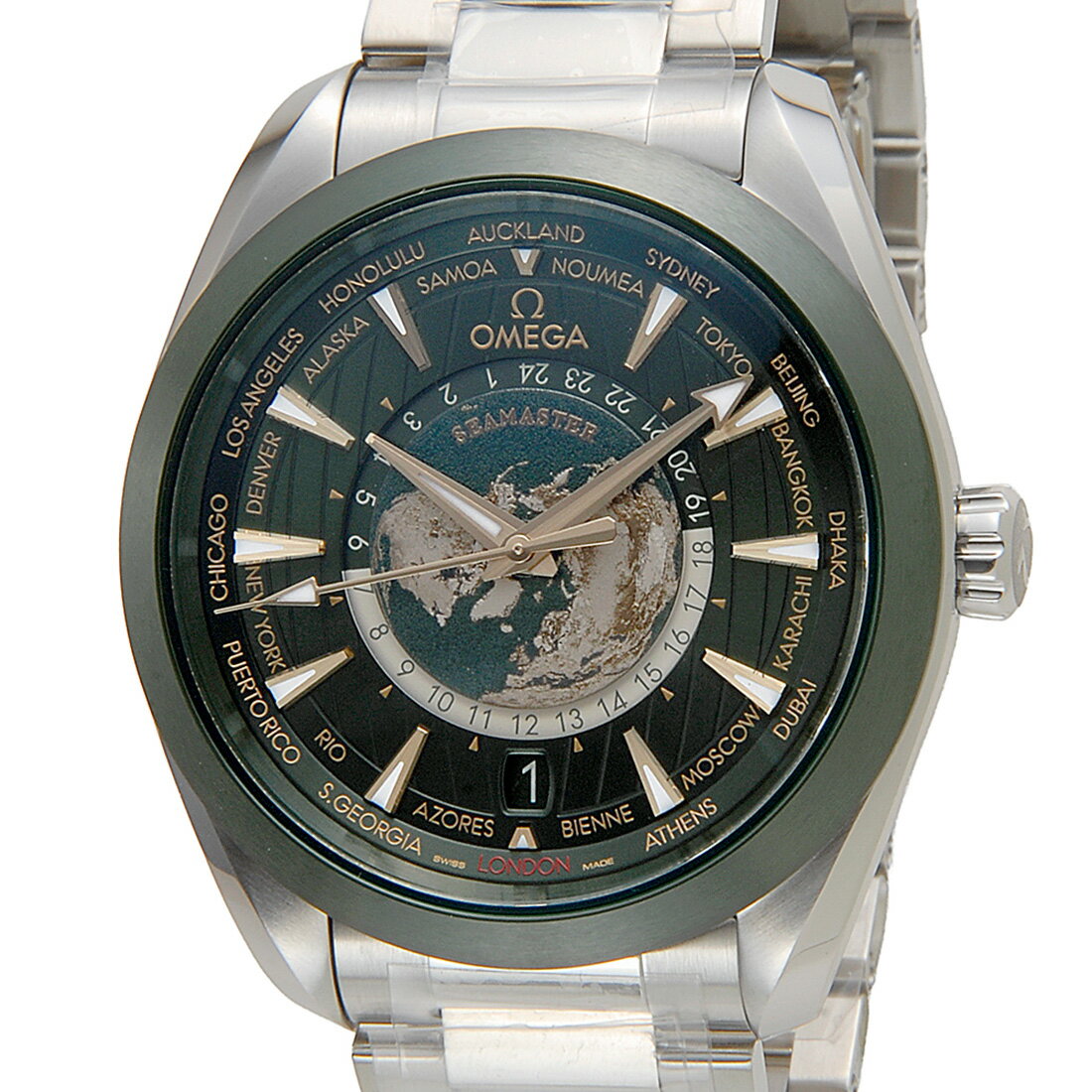 OMEGA オメガ シーマスター アクアテラ 150M GMT ワールドタイマー メンズ 腕時計 220.30.43.22.10.001