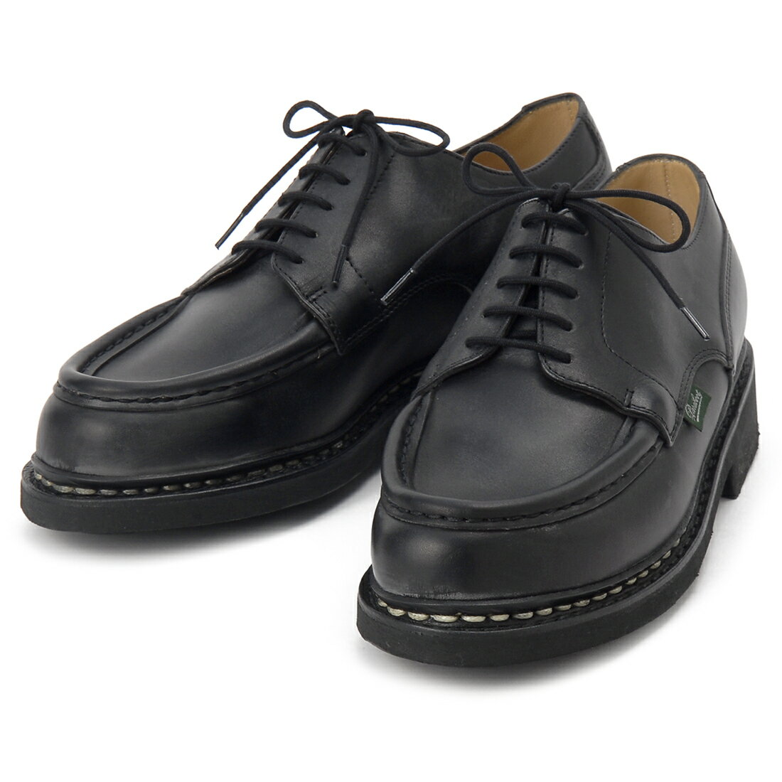 Paraboot パラブーツ レザーシューズ Uチップ 革靴 メンズ ブラック 2302-12 VILLANDRY