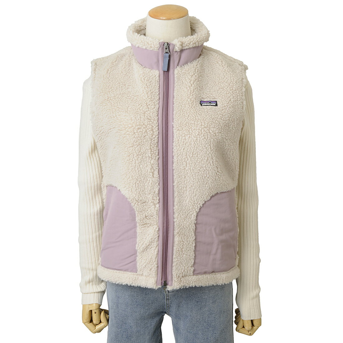 Patagonia パタゴニア フリースベスト レディース キッズ ピンク 65619-NLSM RETRO-X VESTのサムネイル