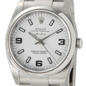 ロレックス ROLEX 114200 WT-AR エアキング ホワイト メンズ 腕時計 114200 新品 当店5年保証