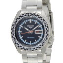 SEIKO 5 セイコーファイブ SRPK67K1 腕時計 メンズ オートマチック ブラック チェッカーフラッグ(2)