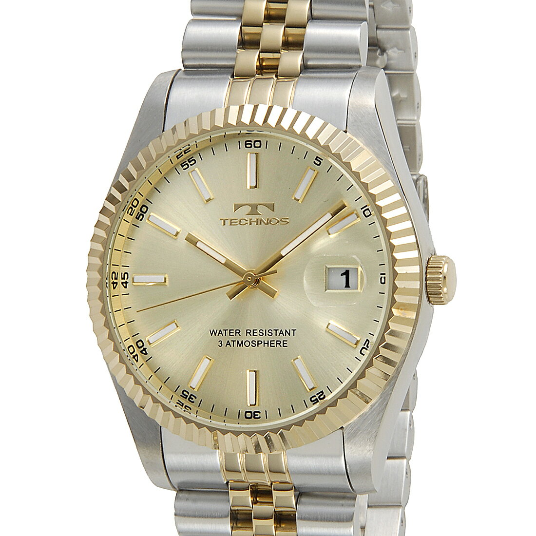 Zenith - fashion sale ポイント10倍 テクノス TECHNOS T6C10TC メンズ 腕時計 シャンパンゴールド