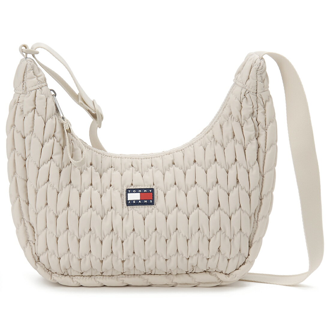 TOMMY JEANS トミージーンズ ショルダーバッグ レディース ベージュ AW0AW17546ACG URBAN X-BODY QUILTED(4)