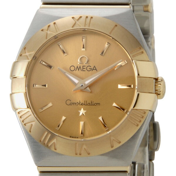 オメガ OMEGA 123.20.24.60.08.001 コンステレーション ブラッシュ ゴールド/シルバー コンビ レディース 腕時計 新品 送料無料 当店5年保証