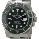 ロレックス ROLEX サブマリーナ デイト 116610LV グリーン メンズ 腕時計 新品 Submariner Date 当店5年保証