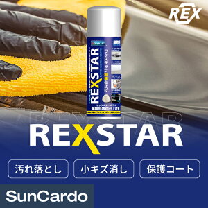 コーティング ワックス 洗車 汚れ落とし 小キズ 保護 車 REX(レックス) REXSTAR レックスター 1本 RSX420