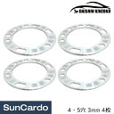 【マラソン期間P最大29倍】工具 整備 ホイールスペーサー ダイシン金属 ホイールスペーサー 4・5穴 3mm 4枚(2)