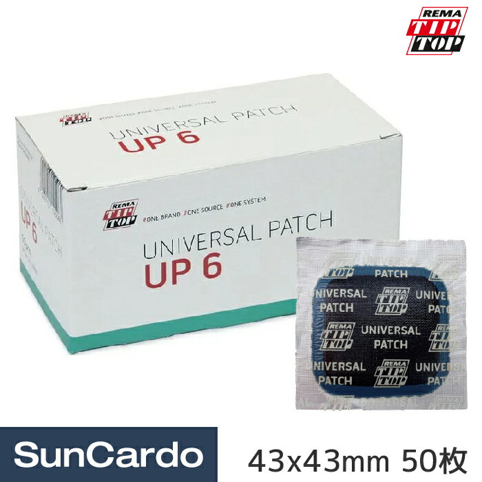 樂天商城 - 【マラソン期間P最大29倍】工具 整備 タイヤ 修理 TIPTOP(チップトップ) ユニバーサルパッチ UP6 43x43mm 50枚 5125060