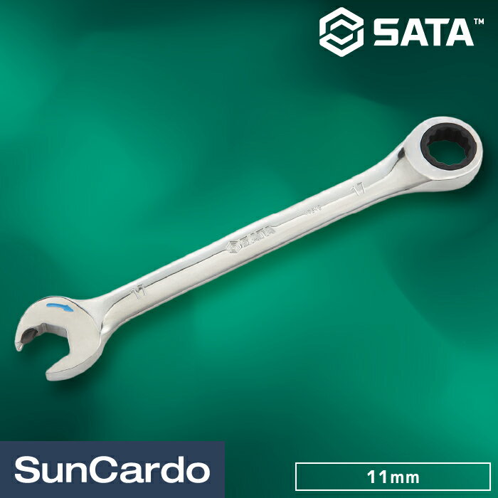 ラチェットレンチ コンビネーションレンチ 工具 整備 SATA Tools サタツールズ SATA(サタ) コンビネーションラチェットレンチ 11mm 43607