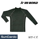 【6/4〜6/11 楽天スーパーSALE期間P最大32倍】防寒 インナー 吸湿 UNI WORLD(ユニワールド) ヒートコンプレッション インナー(ハイネック) Mサイズ ブラック No.5000-H(4)