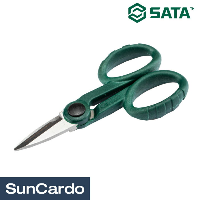 【マラソン期間P最大29倍】電工ハサミ 電気技師用ハサミ はさみ ハサミ 鋏 工具 整備 SATA Tools サタツールズ SATA(サタ) 電工はさみ 138mm 03131