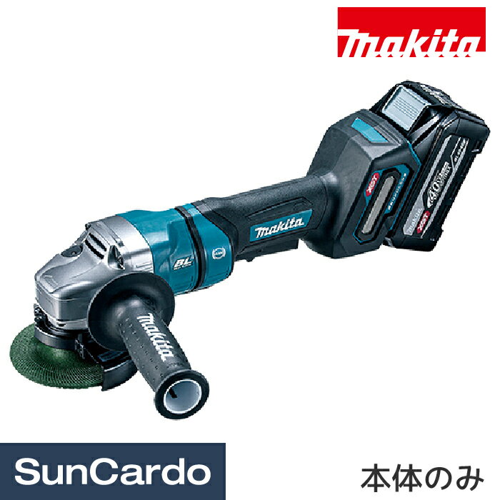 ●ハイスピードで高能率作業 ハイパワーブラシレスモータ搭載。 ●「世界最速」の切断＆研削 BL4040Fとの組み合わせで実現。 ●切断能率 約30％アップ 当社従来機(BL4040装着時)比。 ●圧倒的パワーを引き出す 高負荷時にさらに粘り強く作業をこなします。 ●キックバックによる反動低減 キックバック発生による急激な回転数低下を検知して停止。 ●高剛性「筒型」モータハウジング＆防振ゴム 「耐久性」向上及び高回転化に伴う振動を低減。 ●防滴・防じん「アプト」 防水保護等級IPX6 ●パドルスイッチ＋ブレーキ スイッチを離せばピタッと止まる。 ●再起動防止機能 誤ってバッテリを挿しても起動しない。 ●定回転制御 ●ソフトスタート 研削砥石寸法：外径100x厚さ6(取付可能砥石 厚さ3〜6mm)x内径15mm 回転数：11000min-1 電源：直流36V(40Vmax) 1充電作業量(BL4040F装着時)：コンクリートの筋付け(切込み深さ10mm) 約23.1m、コンクリートの筋付け(切込み深さ20mm) 約13.2m バッテリ：別売 充電器：別売 ハイパワーブラシレスモータ：◯ 防じん・防水：APT IPX6 AFT振回され低減：◯ サイズ：長さ404x幅117x高さ164mm 質量：2.9kg 付属品：オフセット研削砥石、ロックナットレンチ20(782401-1)、サイドグリップ 推奨バッテリ：BL4025、BL4040、BL4040F、BL4050F 使用可バッテリ：BL4020、BL4080F、BL4080H 対応ポータブル電源：PDC01、PDC1200makita(マキタ) 40Vmaxリチウムイオンバッテリ 2.5Ah BL4025makita(マキタ) 40Vmaxリチウムイオンバッテリ 4.0Ah BL4040Fmakita(マキタ) 40Vmax用急速充電器 DC40RAmakita(マキタ) 40VmaxパワーソースキットXGT7 A-74821