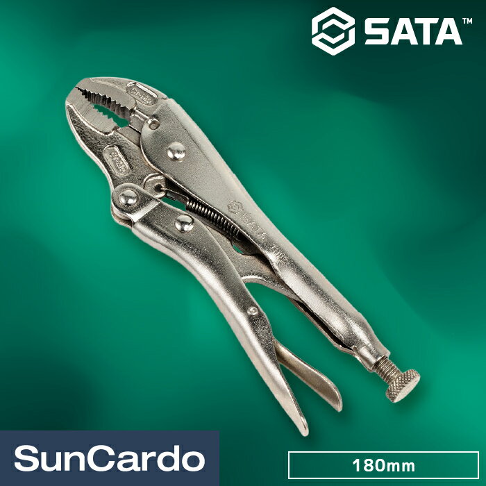 乐天商城 - 【マラソン期間P最大29倍】ロッキングプライヤー プライヤー SATA Tools サタツールズ SATA(サタ) ロッキングプライヤー 7”(180mm) 71102