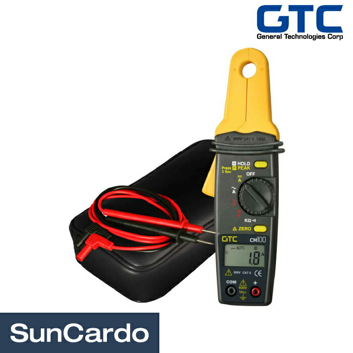 工具 整備 テスター GTC(ジェネラルテクノロジー) AC/DCクランプメーター CM100