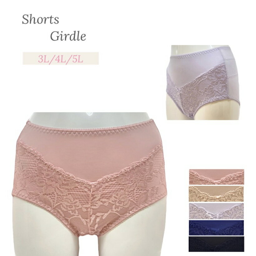 3L 4L 5L ショーツガードル 2枚セットレディース 大きいサイズ ショーツ セット女性下着 インナー 大きめ 下着 ヒップ パンツレース レディースショー...