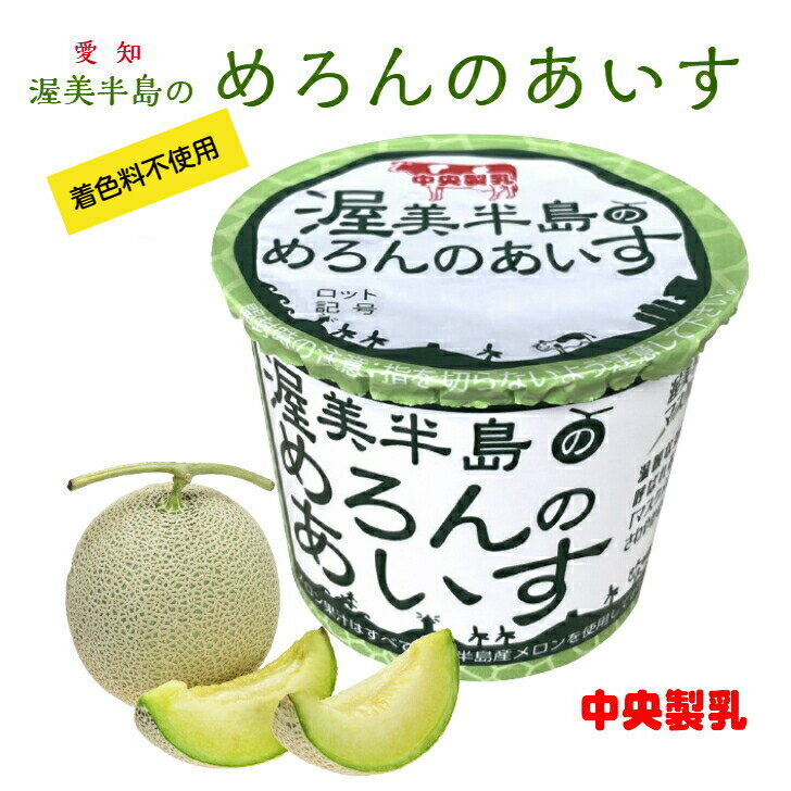 【エントリーでポイント10倍】中央製乳 渥美半島のめろんのあいす 12個入マスクメロン果汁使用 詰め合わせ アイスクリーム マスク メロン カップ ギフト デザート 豊橋 田原 渥美 東三河 ご当地 送料無料 熱中症 着色料不使用