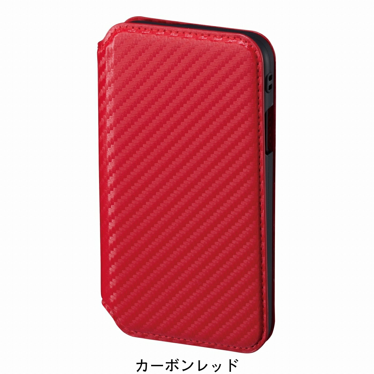 CAT FLIP iPhoneXS Max対応 手帳型 スマホケース 自動で閉じて画面を守る 磁石無し カード収納 カーボンレッド カーボンネイビー カーボンブラック ヴィンテージレッド ヴィンテージネイビー ヴィンテージブラック サンクレスト