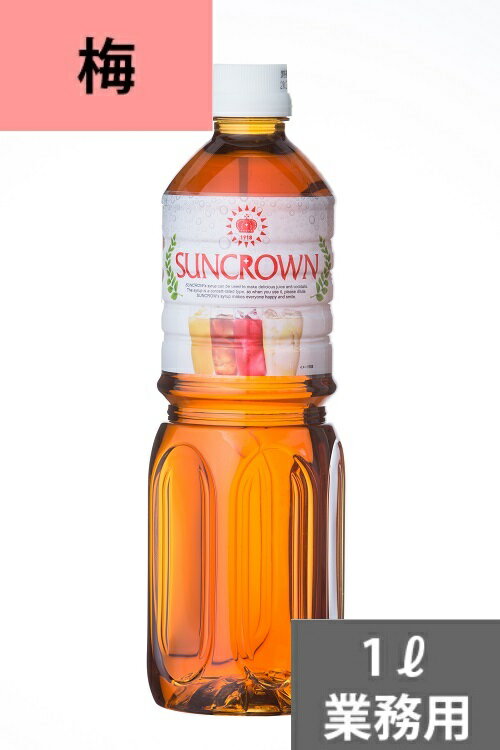 SUNC 梅シロップ1L(業務用)【梅フレーバーシロップ】