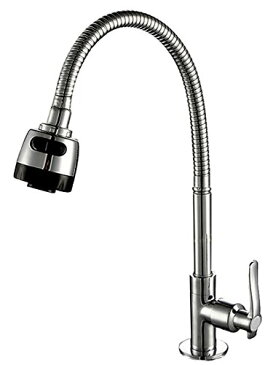 色：シャワー切り替え ST11 シャワー 切り替え付き 自由可動 単水栓 キッチン 洗面用 蛇口 シングルレバー シャワーノズル シャワーヘッド 洗面台 水道 (シャワー切り替え)