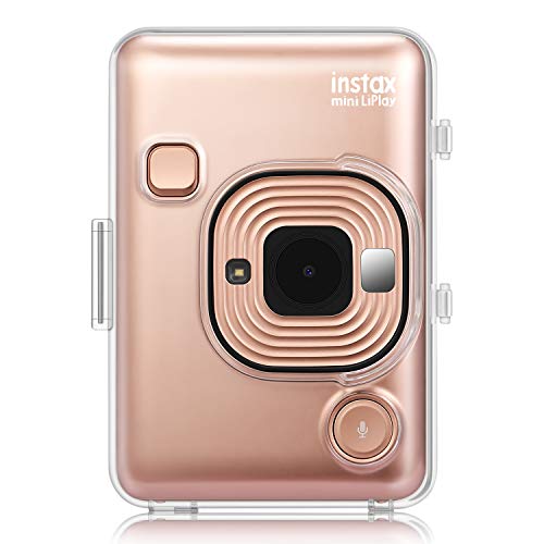 Fintie FUJIFILM 富士フイルム instax mini LiPlay インスタントカメラ専用ケース 保護カバー クリア カメラケース 軽量 全面保護 傷つけ防止 透明 ハード PVC カバー クリスタルシェル