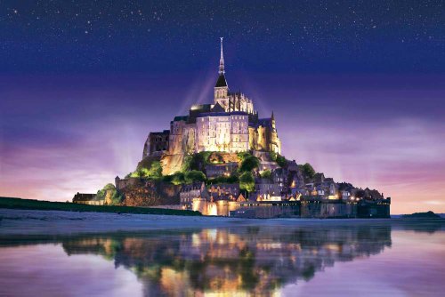 2542ピース ジグソーパズル パズルの超達人EX モン・サン・ミシェルとその湾VIII-フランス スーパースモールピース(50x75cm)