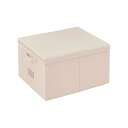 色:アプリコット ピンク サイズ:L 45*35*25CM NEOVIVA 収納ボックス 折りたたみ かわいい ふた付き 収納ケース 衣類 整理箱 大容量 防塵 収納 バスケット おしゃれ アプリコット ピンク L