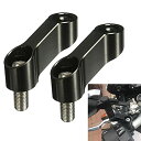 サイズ:正 ミラーホルダー ミラーホルダー オフセットホルダー 汎用 アルミ 10mm 正ネジ 40mm