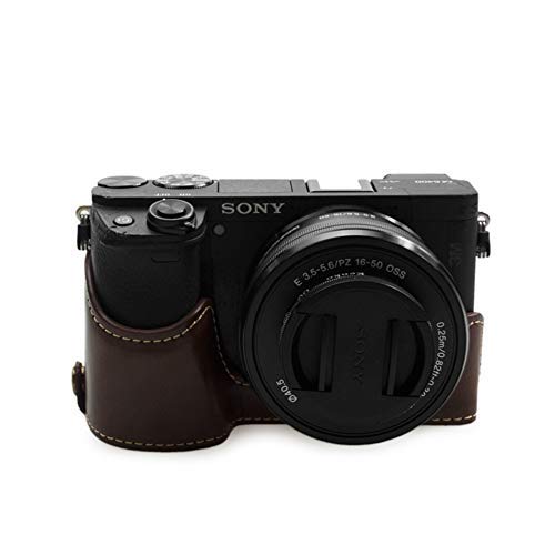 色：コーヒー kinokoo SONY ソニー A6400 A6100専用カメラケース ボディケース バッテリーの交換でき ..