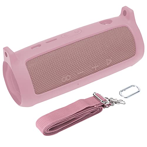 色：ピンク サイズ：シリコンケース co2CREA 製 JBL Flip6 Bluetoothスピーカー用シリコンケース