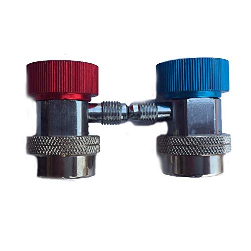 R134a クイックカプラー 低圧用 高圧用 セット バルブタイプ QC-17Aに ガスチャージ交換クイックカプラー