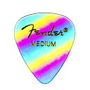 色:レインボー サイズ:12枚入 Fender ピック 351 SHAPE GRAPHIC PICKS MEDIUM, RAINBOW(12PACK) 1980351102