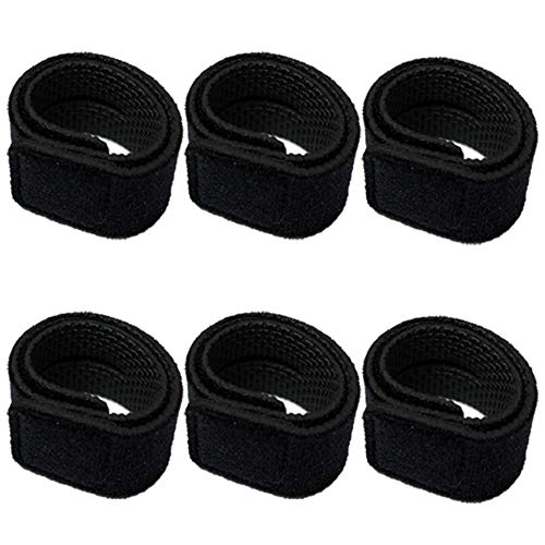 色:ブラック L-park ロッドベルト 釣り竿バンド 釣り 保護ベルト 結びバンド