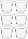 iwaki(イワキ) 耐熱ガラス スイーツカップ パフェ 240ml 6個セット KBT944