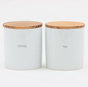 色:SET COFFEE-TEA LOLO 保存容器 キャニスターセット BS08 日本製 陶器 SALIU チーク (SET COFFEE-TEA)