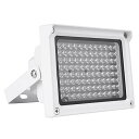 色:ホワイト ICAMI 96灯 LED赤外線ライト/セキュリティーライト 赤外線投光器/監視カメラ補助照明/照射力重視 IRライト (ホワイト)