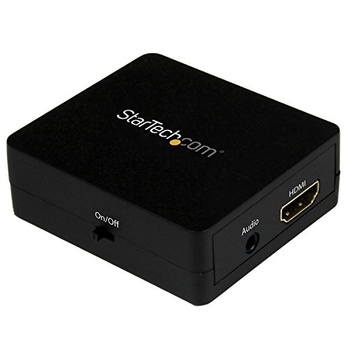 StarTech.com HDMIデジタルオーディオ分離器 2.1チャンネル3.5mmステレオオーディオ出力対応 toslink(S..